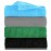 African Exfoliating Net, African Net Sponge, Nylon African Bathing Sponge Net, African Net Long Net Bath Sponge Shower Body Scrubber Back Scrubber Skin Smoother ((Black,White,Blue,Emerald Green))