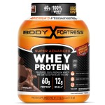 Body Fortress Super Advanced Whey Protein Powder, Chocolate, Immune Support (1), Vitamins C & D Plus Zinc, 3.9 lbs.