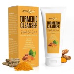 DERMAXGEN Turmeric Facial Cleanser - Natural Anti-Aging Exfoliating Turmeric Face Wash for Glowing Skin - Helps Clear Acne Scars, Dark Spots, Sun Damage & Discoloration - 5 oz