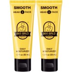 Bee Bald SMOOTH Daily Moisturizer Hydrates & Tones Away Fine Lines, Wrinkles and Dry Patches; Helps Control Oil & Shine to Feel Cool, Fresh and Comfortable, 1.7 Fl Oz (Pack of 2)