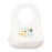 Bella Tunno Baby Bib for Eating, Waterproof Silicone Bib with Large Food Catcher, Adjustable Fit for Babies 4-12 months & Toddlers 1-3 Years, Boys & Girls, I Love Mom