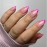 Hot Pink French Tip Press on Nails Short Almond Nails Press ons French Tip Glue on Nails for Women DIY Acrylic French Nails Short Gel Nails, Natural Thick Extra Short French Fake Nails 30Pcs 15 Sizes