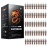 50 Assorted Tattoo Cartridge Needles Mixed Size 10RL Bugpin Round Liner - 10 pcs each of 3RL 5RL 7RL 9RL 11RL Pro Disposable Membrane Assorted Tattoo Needles