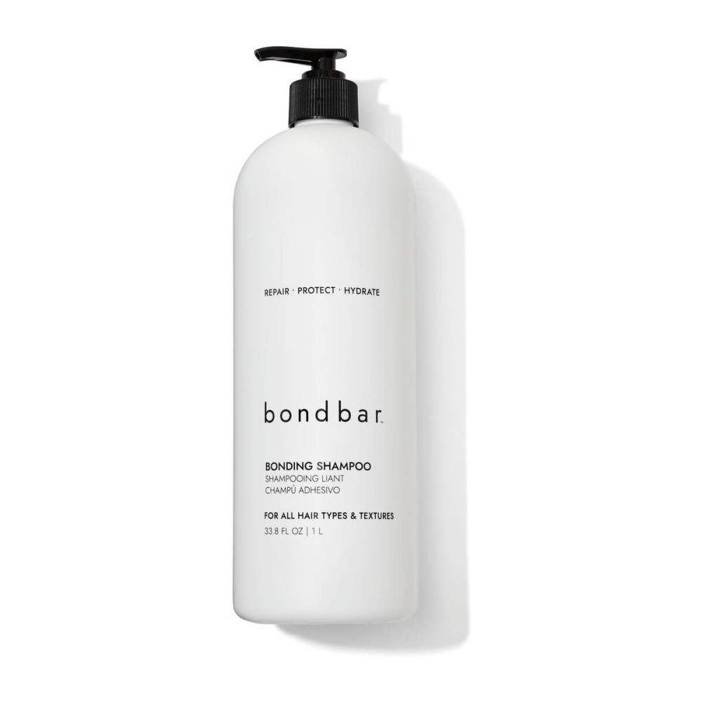 Bondbar Repairing Shampoo, Protects, Strengthens & Hydrates All Hair Types & Textures, Prevents Flyaways & Frizz, Adds Moisture & Shine, Vegan, CrueltyFree, 33.8 Fl Oz