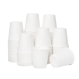 RACETOP [600 Pack] 3 oz Bathroom Paper Cups, Disposable Paper Cups, Small Mouthwash Cups, Ideal for Bathroom