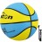 Senston Basketball Balls Size 3/5/6/7 Basketballs Indoor Outdoor 27.5/29.5 inch Basketball (Blue/Yellow, 27.5\'\'/Size 5)