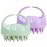 HEETA Scalp Massager with Soft Silicone Bristles for Hair Growth, Dandruff Removal, and Scalp Relaxation - Shampoo Brush for Wet or Dry Hair (Green & Purple)