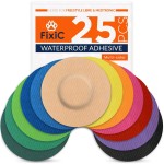 Fixi Sensor Covers 25 Pack 3 1/2 - Perfect Freestyle Adhesive Bandages for Libre 1, 2, 3 & Plus - G7 & Stelo - Guardian - Waterproof Adhesive Patches - Pre-Cut - The Best Fixation! (Multi-Color)