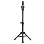 AliLeader 25 Inch Wig Head Stand Adjustable Mannequin Head Stand Wig Stand Tripod with Head Adjustable Wig Tripod Stand for Training Heads and Canvas Block Head