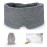 FRESHME Cotton Eye Mask for Sleeping in Gift Box - Soft and Adjustable Extensions Sleep Mask with Earplugs and Pouch for Women and Men, Blackout Cover for Night Travel Relaxation
