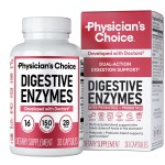 Physician\'s CHOICE Digestive Enzymes - Multi Enzymes, Bromelain, Organic Prebiotics & Probiotics for Digestive Health & Gut Health - Bloating & Meal Time Discomfort - Dual Action - All Diets - 30 CT