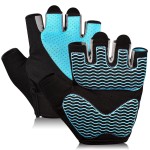 Sunnex Gym Gloves - Fingerless, Breathable Workout Gloves for Weightlifting, Sports & Training