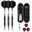 sanfeng Darts Plastic Tip Set with Black Barrel Flights 18g for Electronic Dart Board with 50 Rubber O-Rings 6 Aluminum Shafts Extra 50 Replacement Soft Tips Accessories