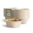 24 Oz Disposable Bowls, [100 Pack] Paper Bowls Disposable - Heavy Duty and Eco-friendly Sugarcane and Bamboo Bagasse Biodegradable Bowls for Cereal, Rice, French Fries - Convenient and Compostable