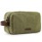 BAGSMART Toiletry Bag for Men, Canvas Travel Toiletry Organizer Dopp Kit Water-resistant Shaving Bag for Toiletries Accessories (Green, Medium)