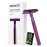 ZOMCHI Double Edge Safety Razor with 5 Safety Razor Blades, Women & Mens Safety Shaving Razor, Reusable Razor, Plastic Free - Purple