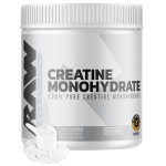 RAW Nutrition Creatine Monohydrate Powder - Unflavored Micronized Creatine Monohydrate Workout Supplement for Muscle Energy, Strength & Endurance - Creatine Powder for Women & Men - 50 Servings