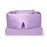DROWSY Silk Sleep Mask - Face-Hugging, Padded Cocoon for Luxury Sleep in Total Darkness - 100% Pure Mulberry Silk (Lavender Haze)