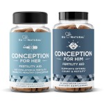 Conception Fertility for Her & Him Bundle - Fertility Supplements Combo for Women & Men - Prenatal Vitamins - Promote Hormone Balance, Cycle Consistency, Aid Ovulation - 120 Count