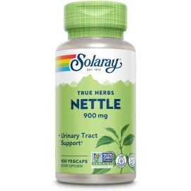 Solaray Nettle Leaf 300mg | Healthy Kidney, Urinary & Prostate Support | Traditional Use for Healthy Allergy Response & Respiratory Wellness | 100 Count | Pack of 2