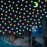 Glow in The Dark Stars and Moon for Ceiling - 200 Pcs Colorful 3D Glowing Stars for Kids Room Decor - Luminous Stickers Create a Realistic Starry Sky Ceiling Decor