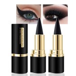 evpct 2Pcs Natural Black Eyeliner Cream Gel Eyeliner Pencil, Black Eye Liner Pencils for Older Women, Waterproof Eyeliners Pencil for Witch Halloween Goth Make up set, Eyeshadow Palette lapiz de ojos