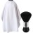 Borogo Professional Hair Cutting Cape with Neck Duster Brush, Salon Barber Cape, Hairdressing Accessories B