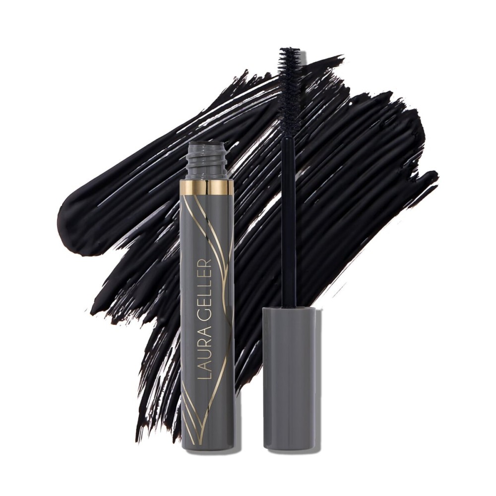 LAURA GELLER NEW YORK Always There Lengthening Mascara in Black - Defining, Curling, Buildable Formula Eye Makeup- Innovative Lengthening Brush - 1 count