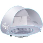 Monobeach Baby Beach Tent Pop Up Portable Shade Pool UPF50+ UV Protection Sun Shelter for Infant with Easy Set Up Canopy (Silver Beach Tent)
