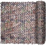 iunio Camo Netting Camouflage Netting, Camo Net Bulk Roll Camouflage Mesh Nets for Hunting Blind Deer Stand Military Party Decorations Sunshade Shooting (Bionic Tree Camo, 4.9ft*3.28ft/1.5m*1m)