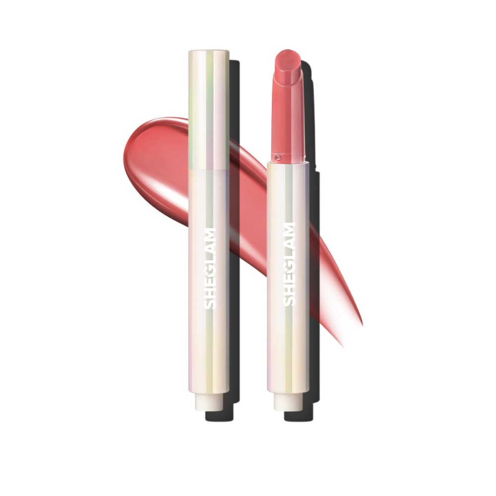 SHEGLAM PoutPerfect Moisturizing Solid Lip Gloss Non Sticky Lipstick with Coconut Oil - Pink Flamingo