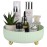 Anyoifax Makeup Perfume Organizer Tray 360 Degree Rotating Lazy Susan Skincare Lotion Organizer Spinning Cosmetics Storage for Dresser, Vanity, Bathroom Countertop, Small Light Green
