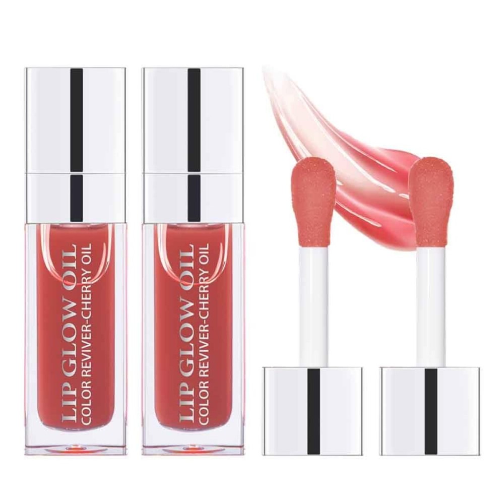 Fovcos Hydrating Lip Glow Oil, Moisturizing Lip Glow Oil, Lip Plumper Gloss, Transparent Lip Gloss, Lip Oil, Plumping Lip Oil, Lip Balm, Tinted Lip Balm Lip Care