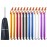 12 Pack Tent Stakes, 7075 Ground Metal Camping Aluminum Tent Pegs, Lightweight Tent Stakes Heavy Duty Non-Rust Spikes with Carrying Pouch for Canopy Outdoor Hiking Camping Accessories, Multi-Color