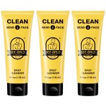 Bee Bald CLEAN Daily Head & Face Cleanser, Refreshes and Thoroughly Washes, Premium Bald Head Care for Men and Women, 4 fl oz (Pack of 3)