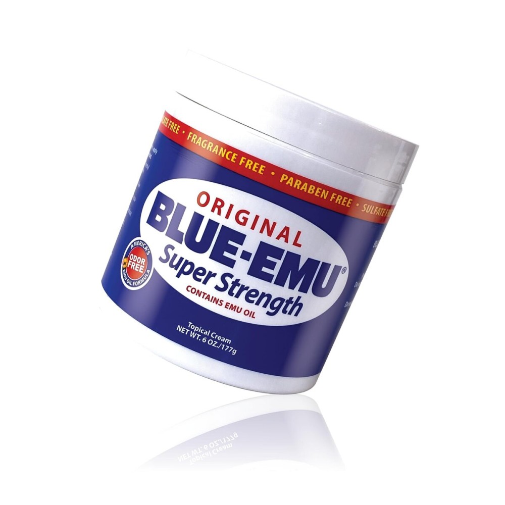 BLUE-EMU Original Super Strength Cream, Soothing Muscle & Joint Support, 6 Oz