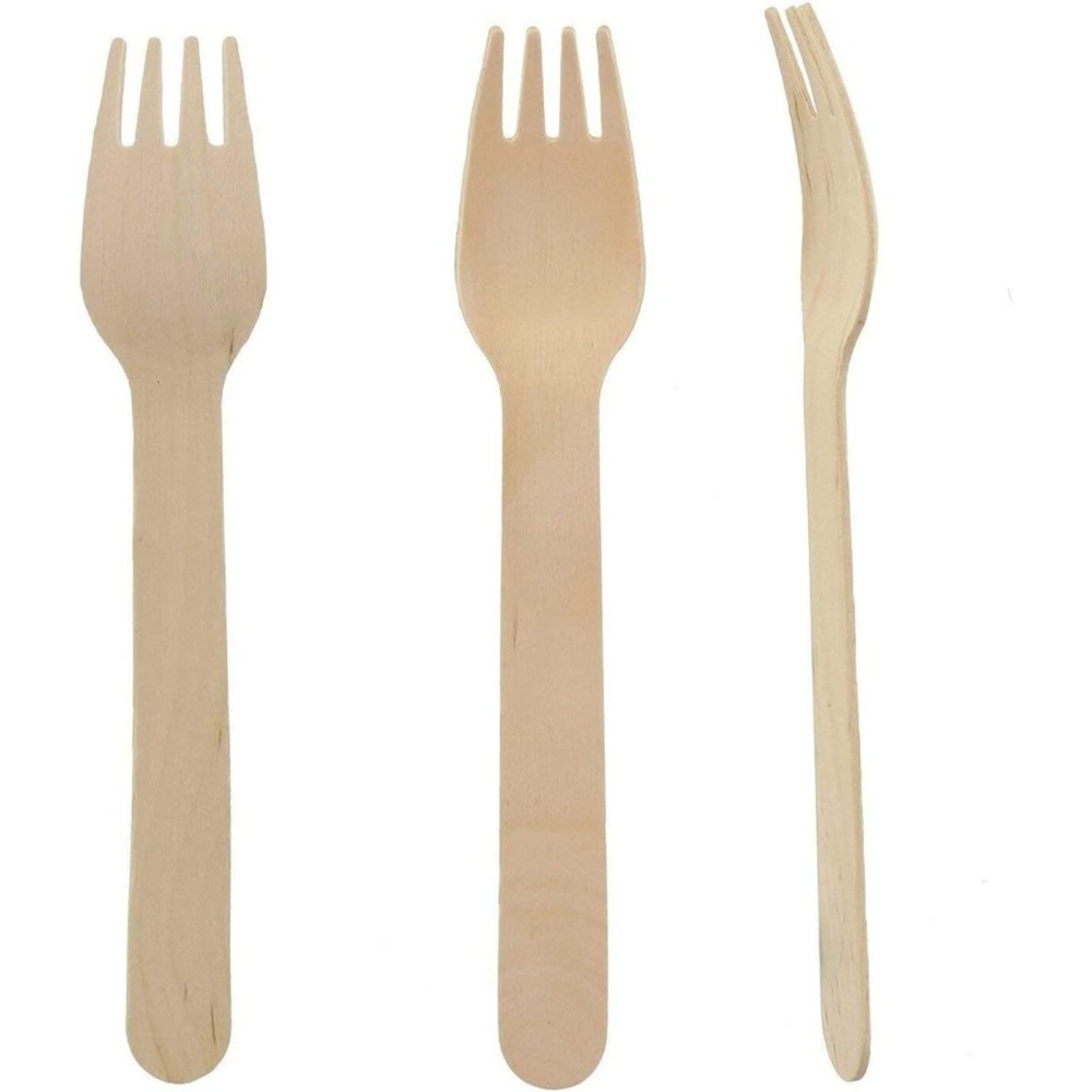 Perfect Stix Disposable Wooden Forks, 6 pack of 1000