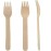 Perfect Stix Disposable Wooden Forks, 6 pack of 1000