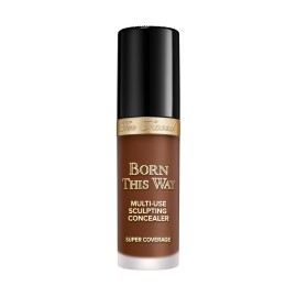 Too Faced Born This Way Super Coverage Multi-Use Concealer | Full Coverage, Non-Comedogenic, Oil Free + Long Lasting Concealer | Hyaluronic Acid, Coconut Water + Alpine Rose | 0.45 Fl Oz, Spiced Rum