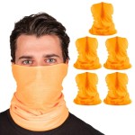 S A Company 5-Pack UV Face Shield | UV 30+ Multipurpose Neck Gaiter Balaclava for Adults