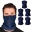 S A Company 5-Pack UV Face Shield | UV 30+ Multipurpose Neck Gaiter Balaclava for Adults