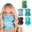 S A Company 5-Pack UV Face Shield | UV 30+ Multipurpose Neck Gaiter Balaclava for Adults