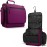VENTURE 4TH Hanging Travel Toiletry Bag for Women & Men - Travel Organizer with Expandable Compartments & Removable Clear Pouch for Toiletries (Purple)
