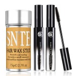 Samnyte Hair Wax Stick for Flyaways, Fly Away Hair Tamer Stick for Baby Hair, Hair Finishing Stick Works in 3 Seconds, Hair Wax Stick for Long-Lasting Fixed Hair Styling, Wax Stick for Hair