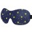 AMAZKER Cute Eye Mask Sleep Mask for Men Women Kids,2 Pack 3D Contoured Cup Sleeping Mask & Blindfold, Concave Molded Night Sleep Mask, Block Out Light (B-Stars, 1 Count (Pack of 1))