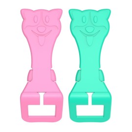 Unbuckle Release Assistant Tool, Easy Way to Unbuckle, Perfect for School Drop-Offs and Travel to Release Buckle (Mint-Pink,REDESIGNED)