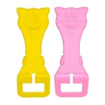 Unbuckle Release Assistant Tool, Easy Way to Unbuckle, Perfect for School Drop-Offs and Travel to Release Buckle (Pink-Yellow,REDESIGNED)