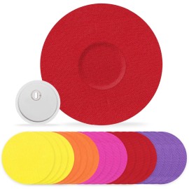 funpatch Adhesive Patches for Libre 3, 20Pack Waterproof Libre 3 Sensor Covers Flexbile CGM Tape Non-Glue Central Full Cover Hypoallergenic & Latex-Free 14 Days Long Stay, Sunset
