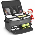 YOREPEK 2 Layer Golf Supplies Trunk Organizer, Sturdy Car Trunk Storage Storing All You Golfing Gear In One, Golfing Gear Locker for Car or Truck, Golf Accessories For Men, Gifts For Golfer, GERY