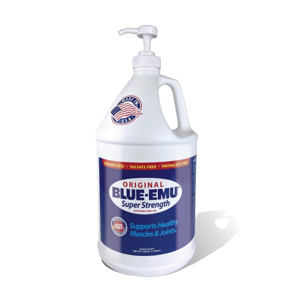 BLUE-EMU Original Super Strength Cream, Soothing Muscle & Joint Support, 1 Gallon